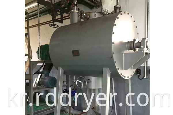 Horizontal Vacuum Dryer Machine for Flammable and Explosive Materials